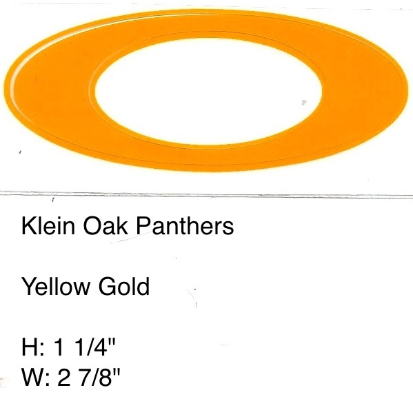 Kliene Oak Panthers HS 2010-2011 (TX) yellow oakley O